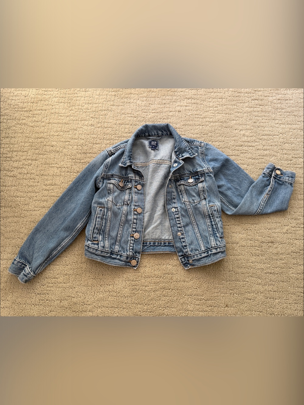 Girls GAP Light Blue Denim Jacket M